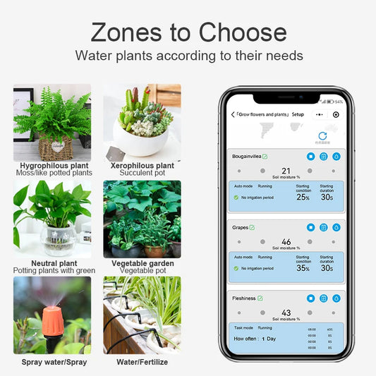 12V Smart Wifi Bluetooth Watering Device 8 Valve