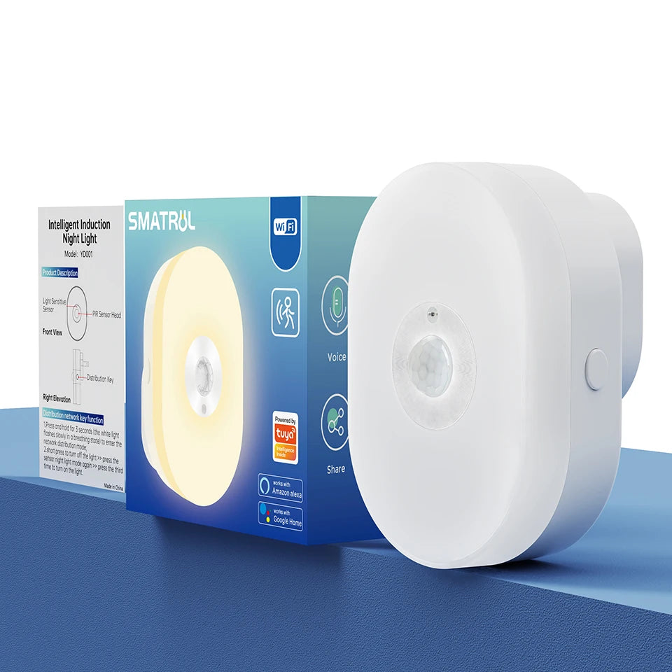 WiFi Tuya Smart Led Night Light PIR Motion Sensor