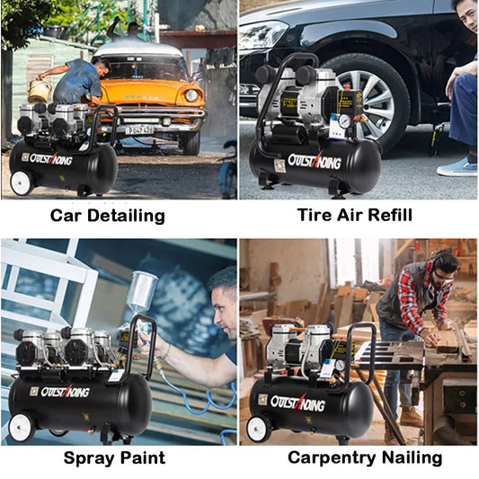 220V 1100W 8L Small Air Compressor 6L