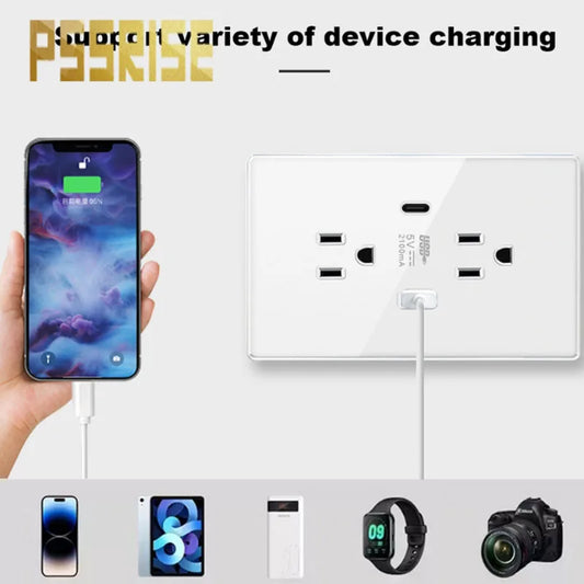 PSSRISE Taimei standard wall socket, smart home