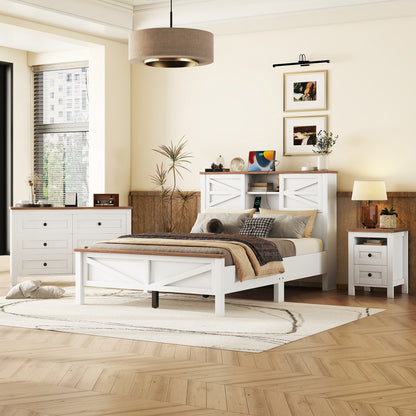 Full Size Farmhouse 3-Piece Bedroom Set