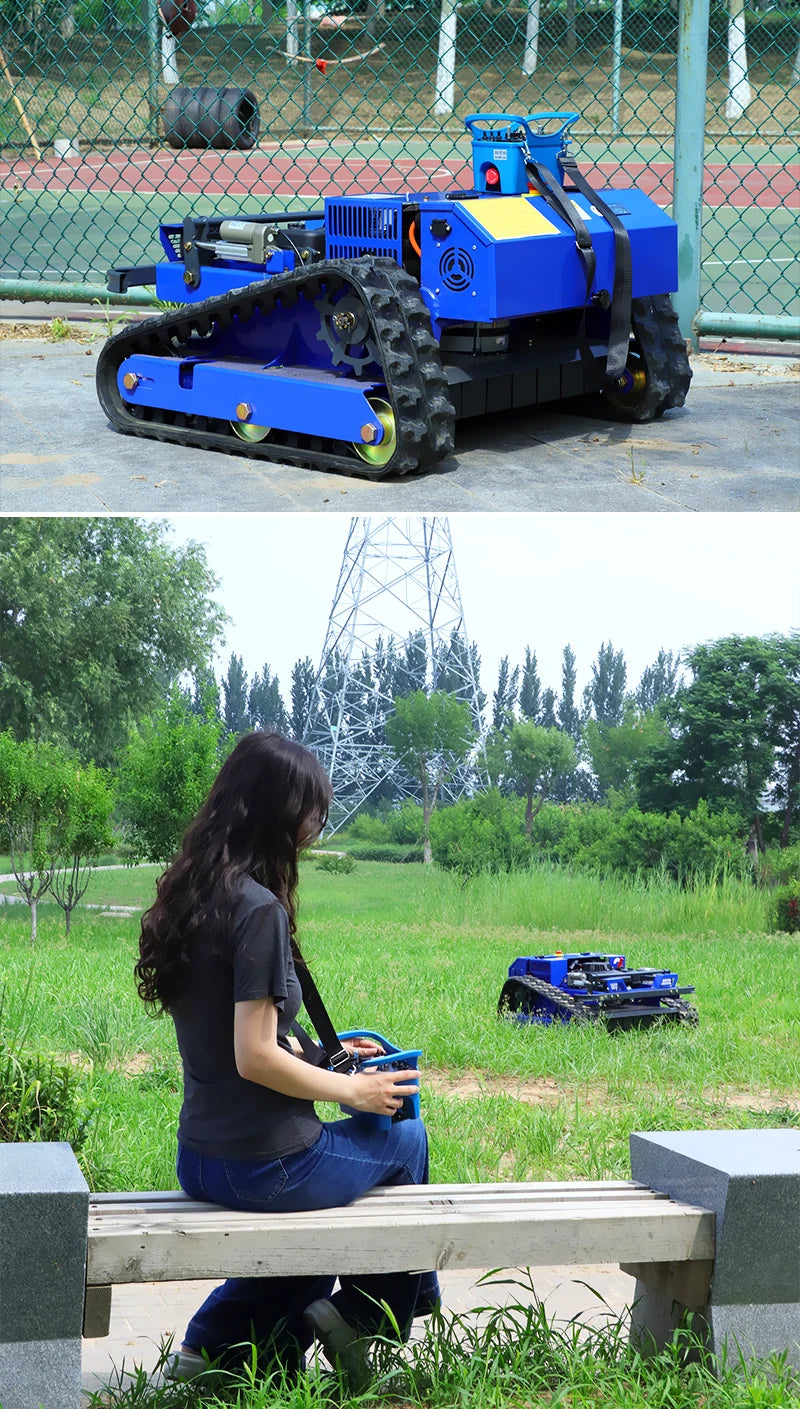 Control Smart Zero Turn Robot Petrol Lawn Mower