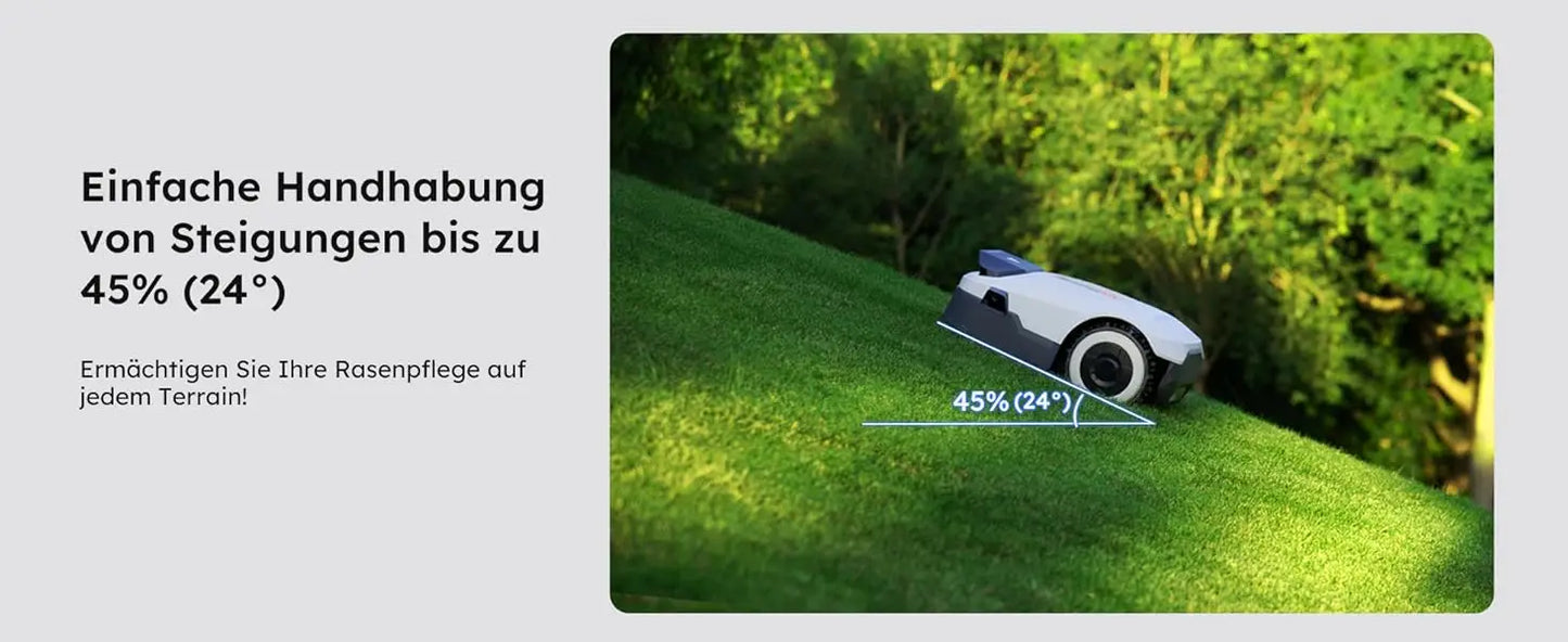 ANTHBOT Genie 600 AI Wireless Robotic Lawnmower