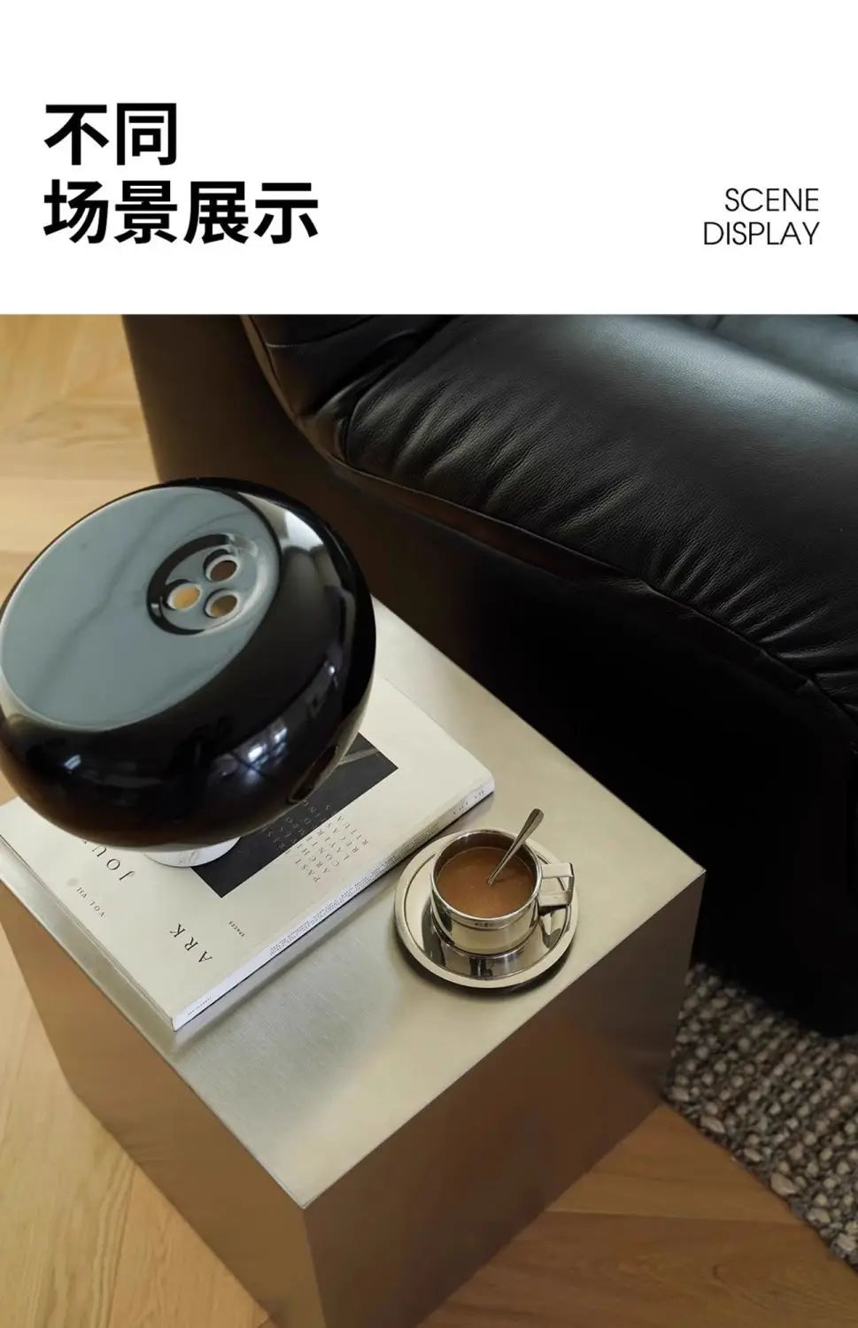 Room Sofa Side Table Shelf Storage Corner Table