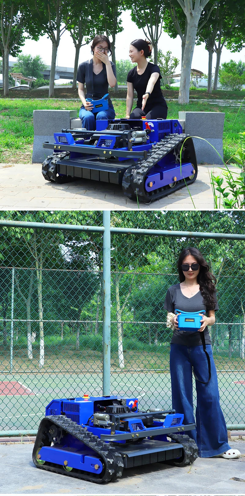 Control Smart Zero Turn Robot Petrol Lawn Mower