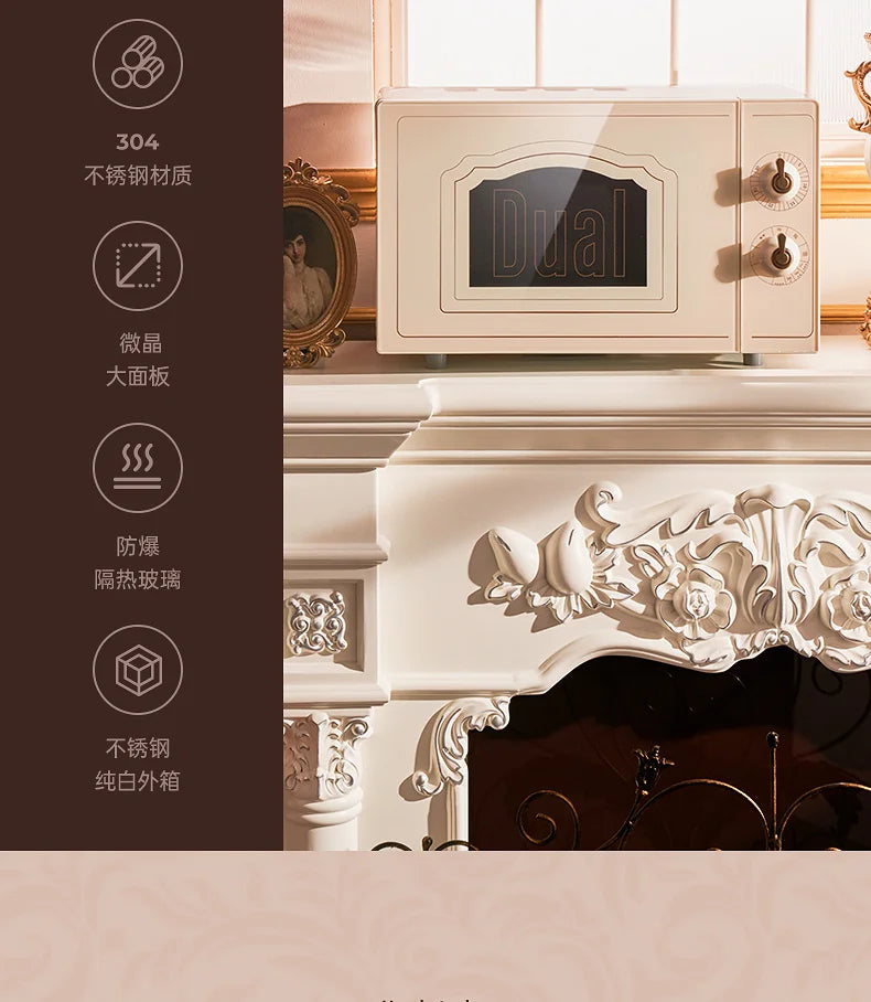 retro microwave oven steaming oven