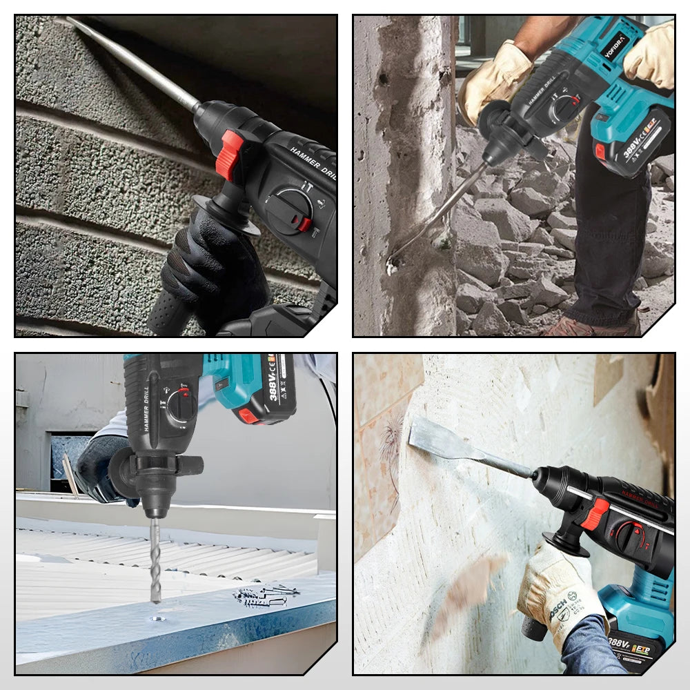 YOFIDRA 26MM Brushless Electric Hammer Drill