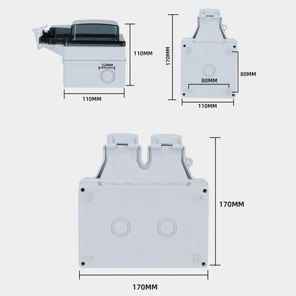 Avoir Tuya IP66 Waterproof Electrical Sockets