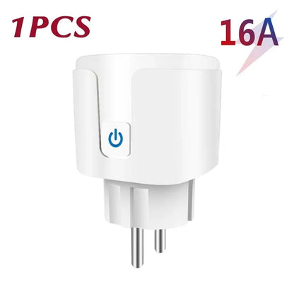 Tuya WiFi Smart Plug 16A/20A EU Smart Socket