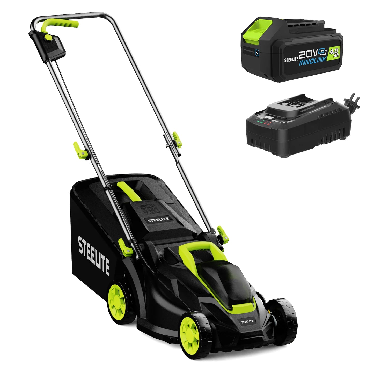 Deli 13" Electric Lawn Mower, 2-in-1