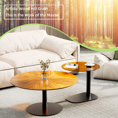 2x Modern Coffee Table Set Round
