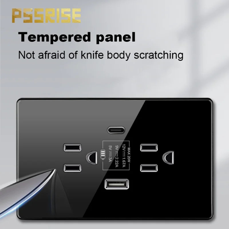 PSSRISE Taimei standard wall socket, smart home
