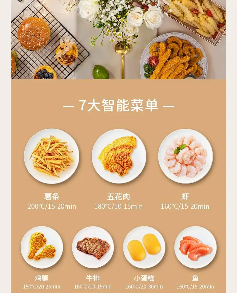 Air Fryer 2025 New Visual Household