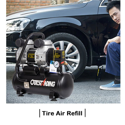 220V 1100W 8L Small Air Compressor 6L