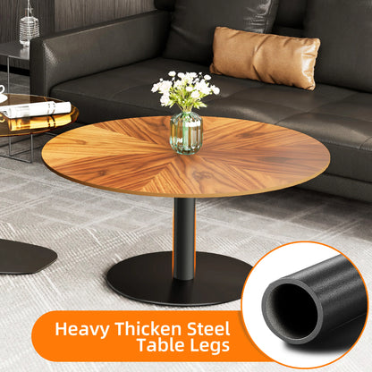 2x Modern Coffee Table Set Round