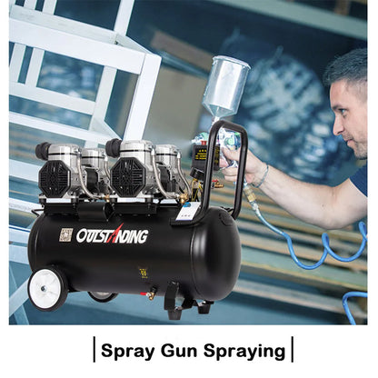 220V 1100W 8L Small Air Compressor 6L