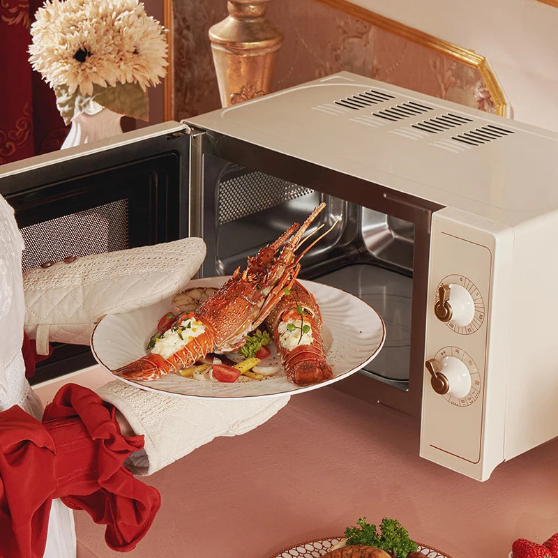 retro microwave oven steaming oven