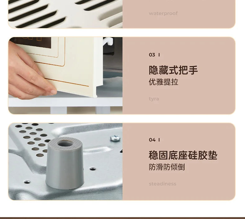 retro microwave oven steaming oven