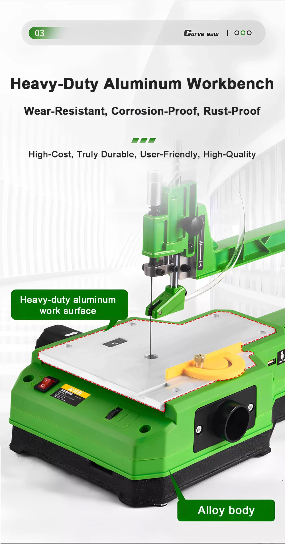 Electric Desktop Curve Saw Multifunctional Jig Saw