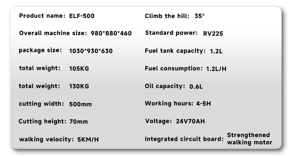 Efficient lawn mower remote controlled