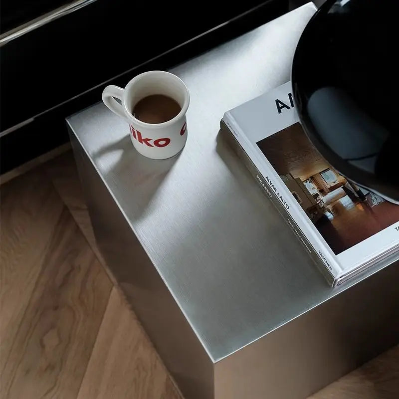 Room Sofa Side Table Shelf Storage Corner Table