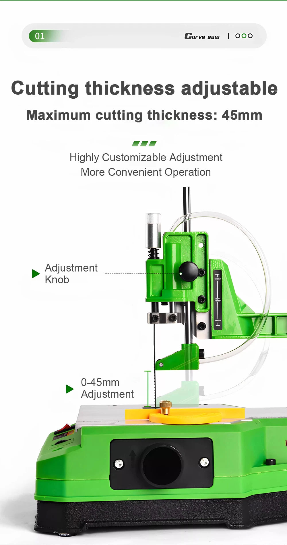 Electric Desktop Curve Saw Multifunctional Jig Saw
