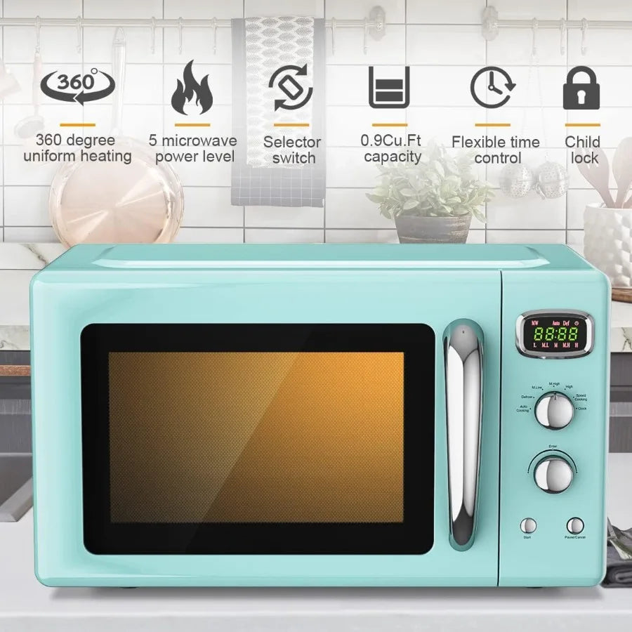 0.9 Cu.ft Compact Digital Microwave