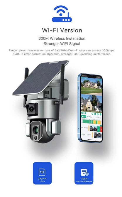 Low Comsunption WIFI IP Camera AI Humanoid Detection