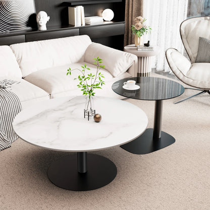 2x Modern Coffee Table Set Round
