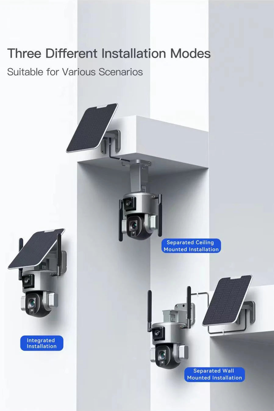 Low Comsunption WIFI IP Camera AI Humanoid Detection