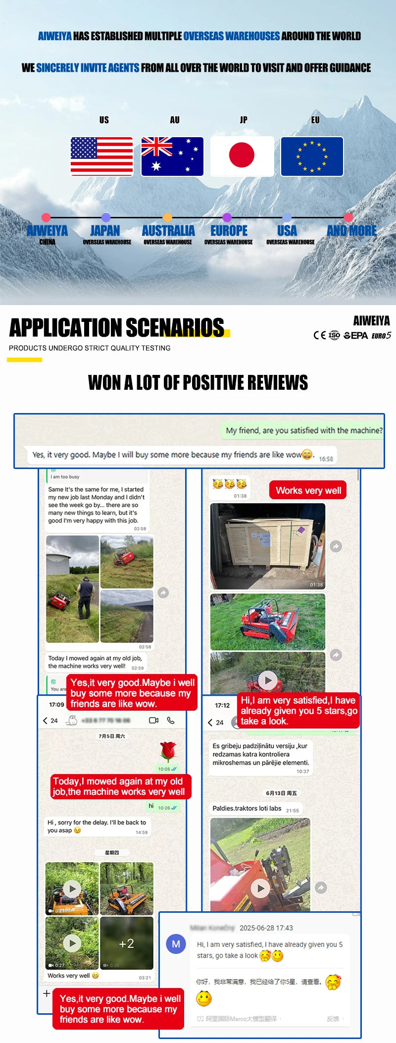 Customized Diesel Forestry Mulcher Tractor