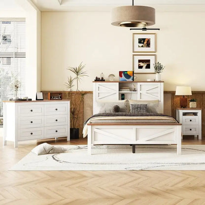 Full Size Farmhouse 3-Piece Bedroom Set