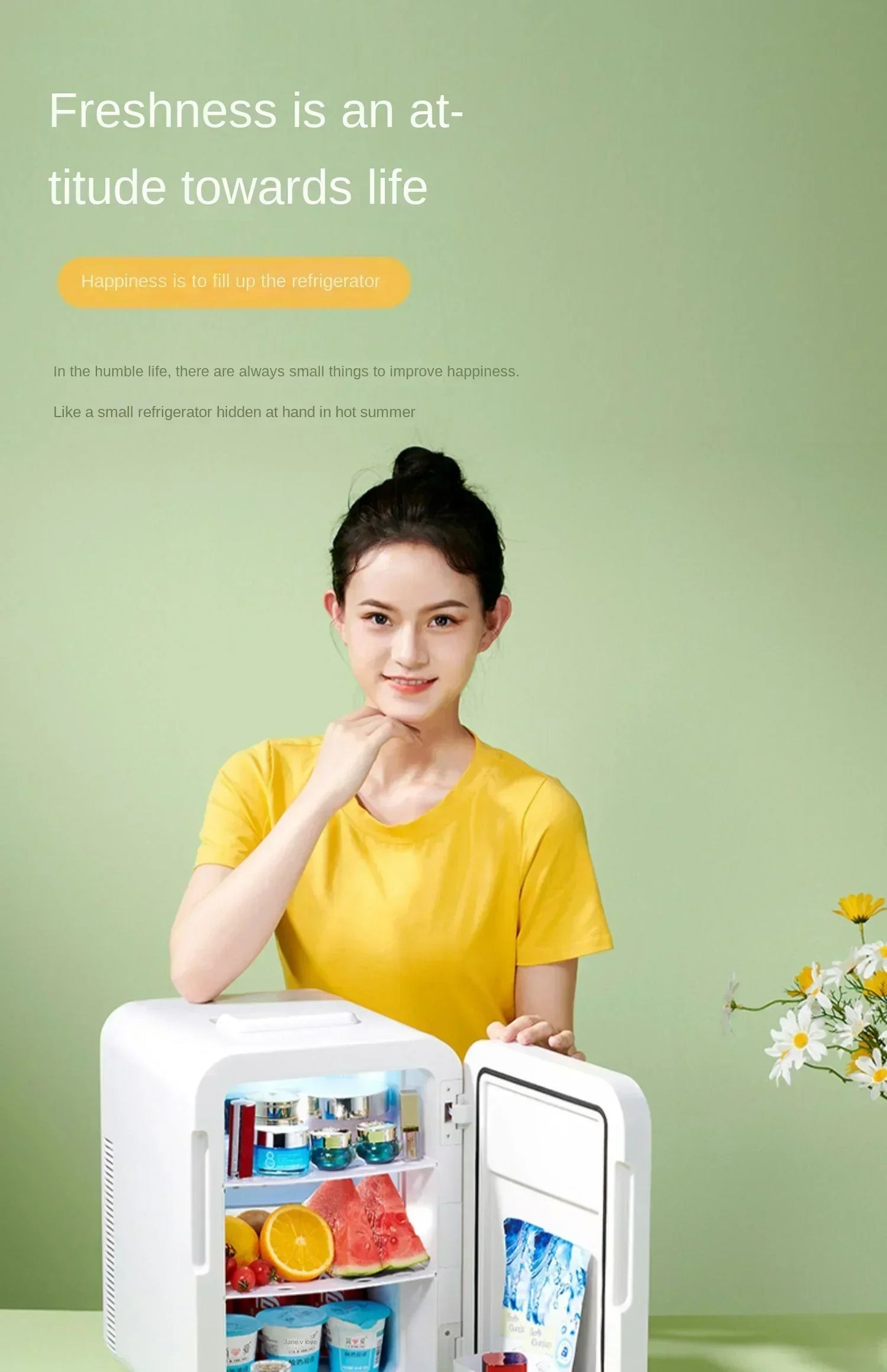 220V EOS Mini Compact Refrigerator