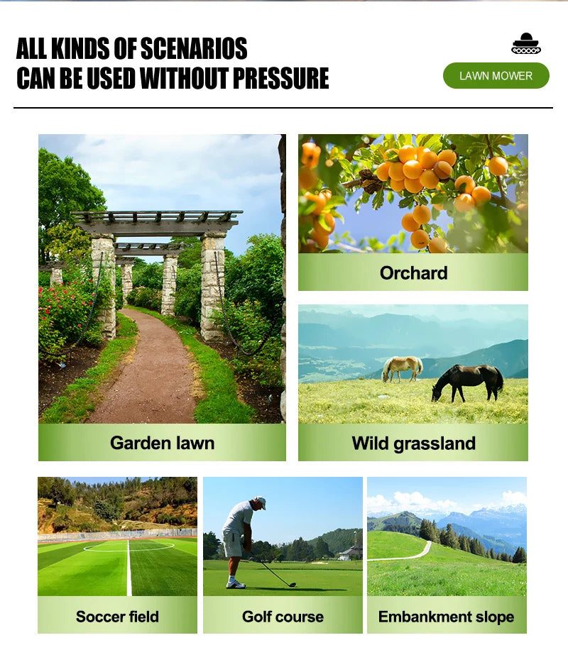 Control Smart Zero Turn Robot Petrol Lawn Mower