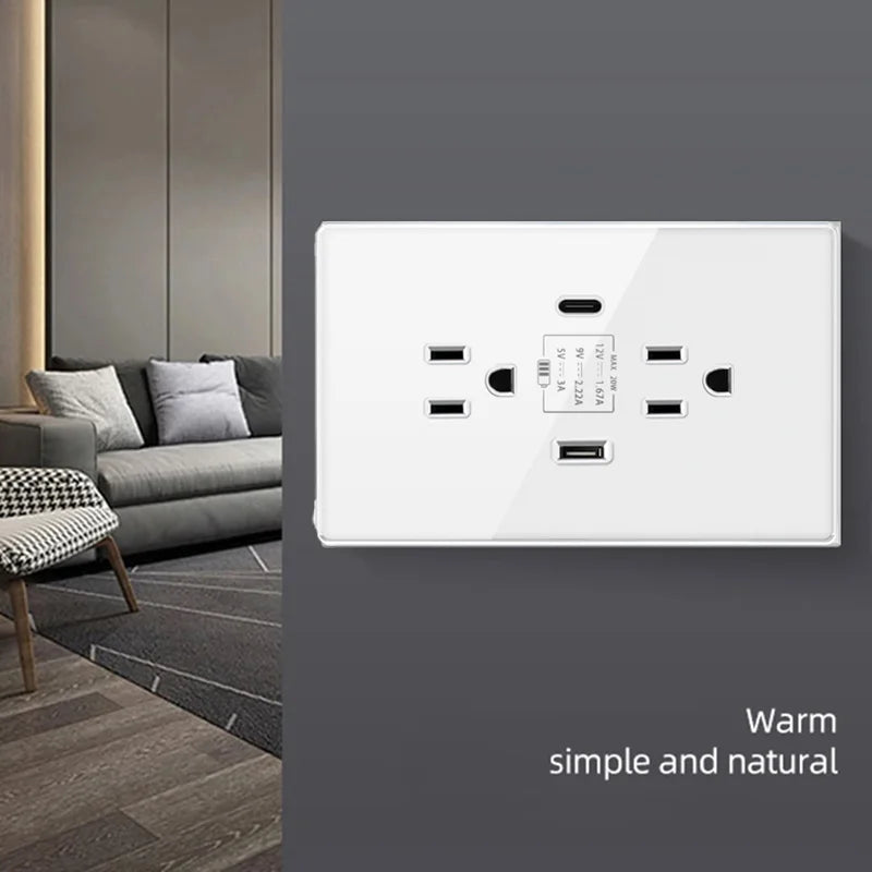 PSSRISE Taimei standard wall socket, smart home