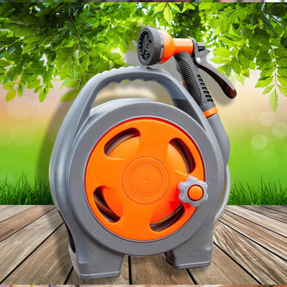 12M Portable Garden Hose Reels with Water