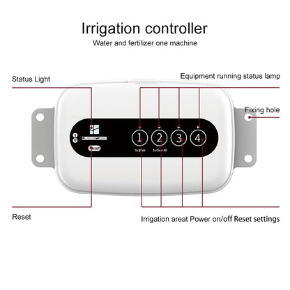 12V Smart Wifi Bluetooth Watering Device 8 Valve
