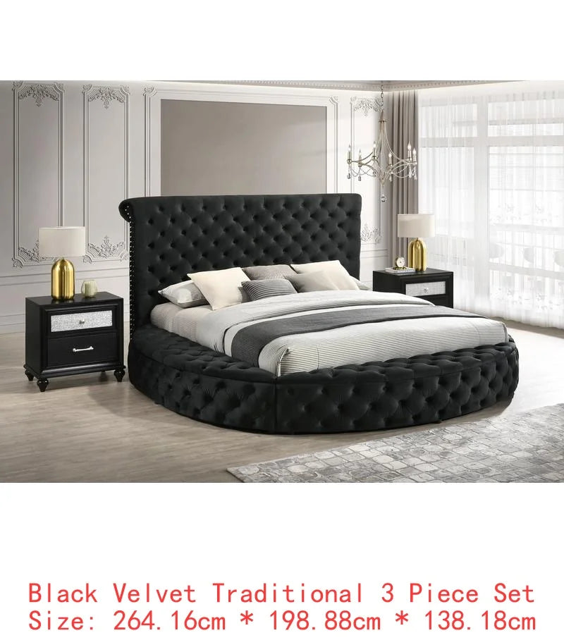 Wooden Bedroom Furniture 3pc Set