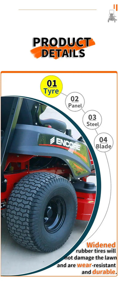 Hot Selling Riding Lawn Mower Tractor