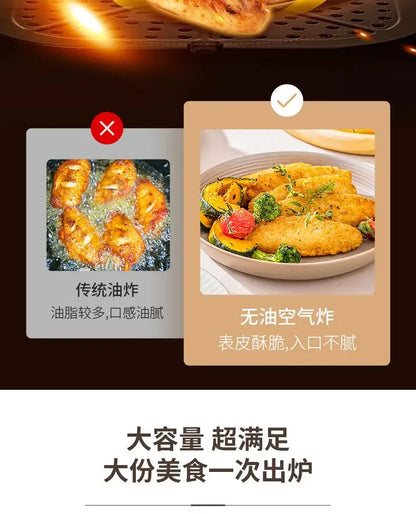 Air Fryer 2025 New Visual Household