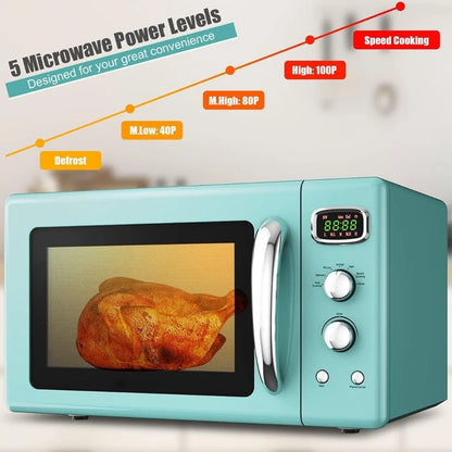 0.9 Cu.ft Compact Digital Microwave