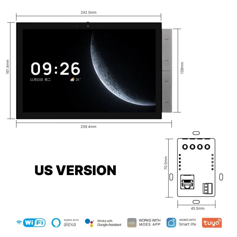 Smart Home Control Panel Max 10.1inch Touch Screen