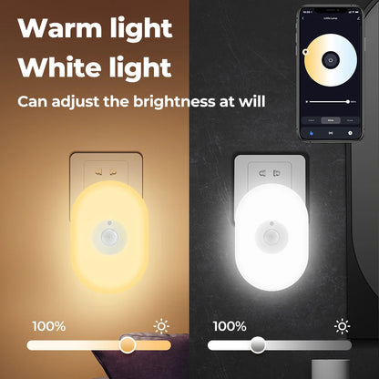 WiFi Tuya Smart Led Night Light PIR Motion Sensor
