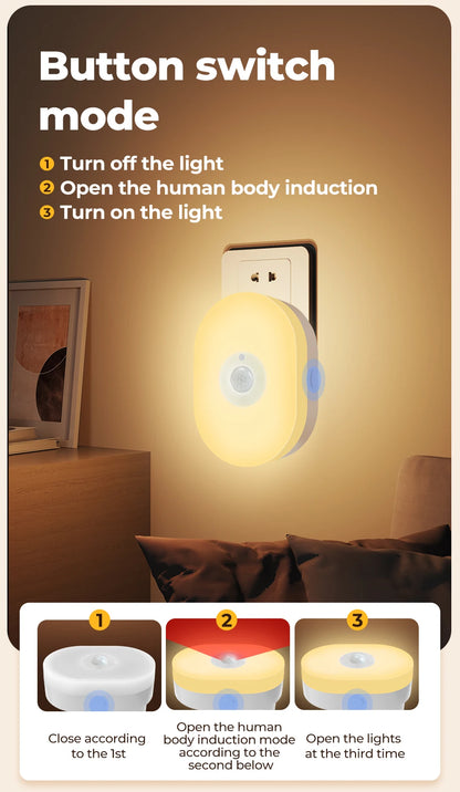 WiFi Tuya Smart Led Night Light PIR Motion Sensor