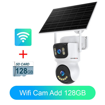 Outdoor Camera Wifi PIR Detection Security Solar