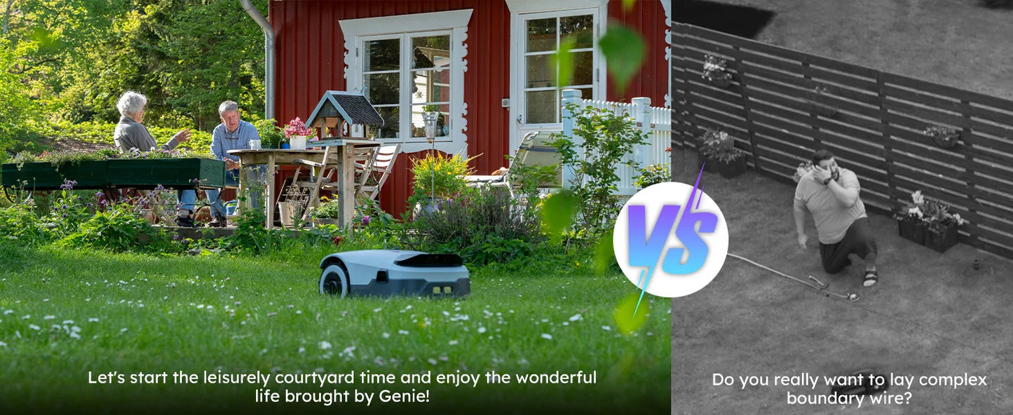 ANTHBOT Genie 600 AI Wireless Robotic Lawnmower