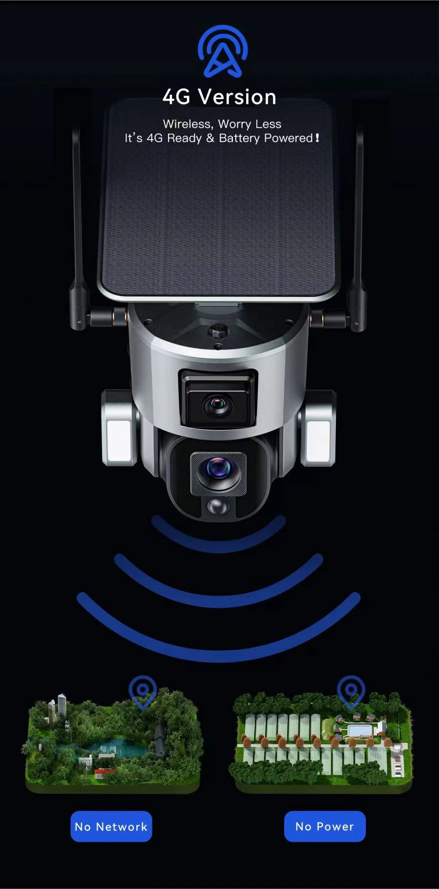 Low Comsunption WIFI IP Camera AI Humanoid Detection