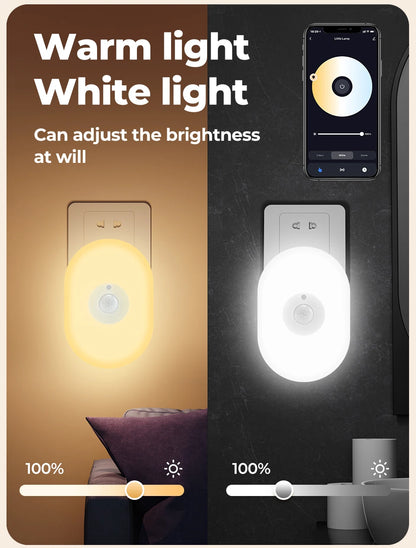 WiFi Tuya Smart Led Night Light PIR Motion Sensor
