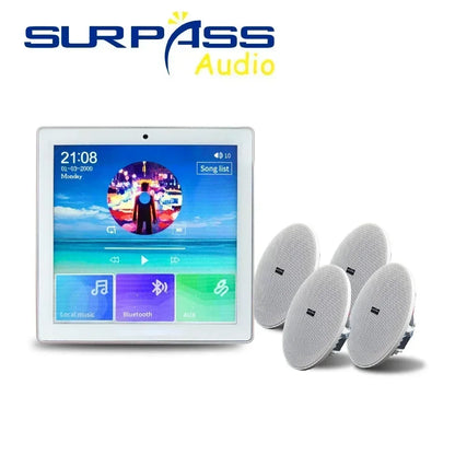 Bluetooth Wall Amplifier Smart Home Audio Mini Touch