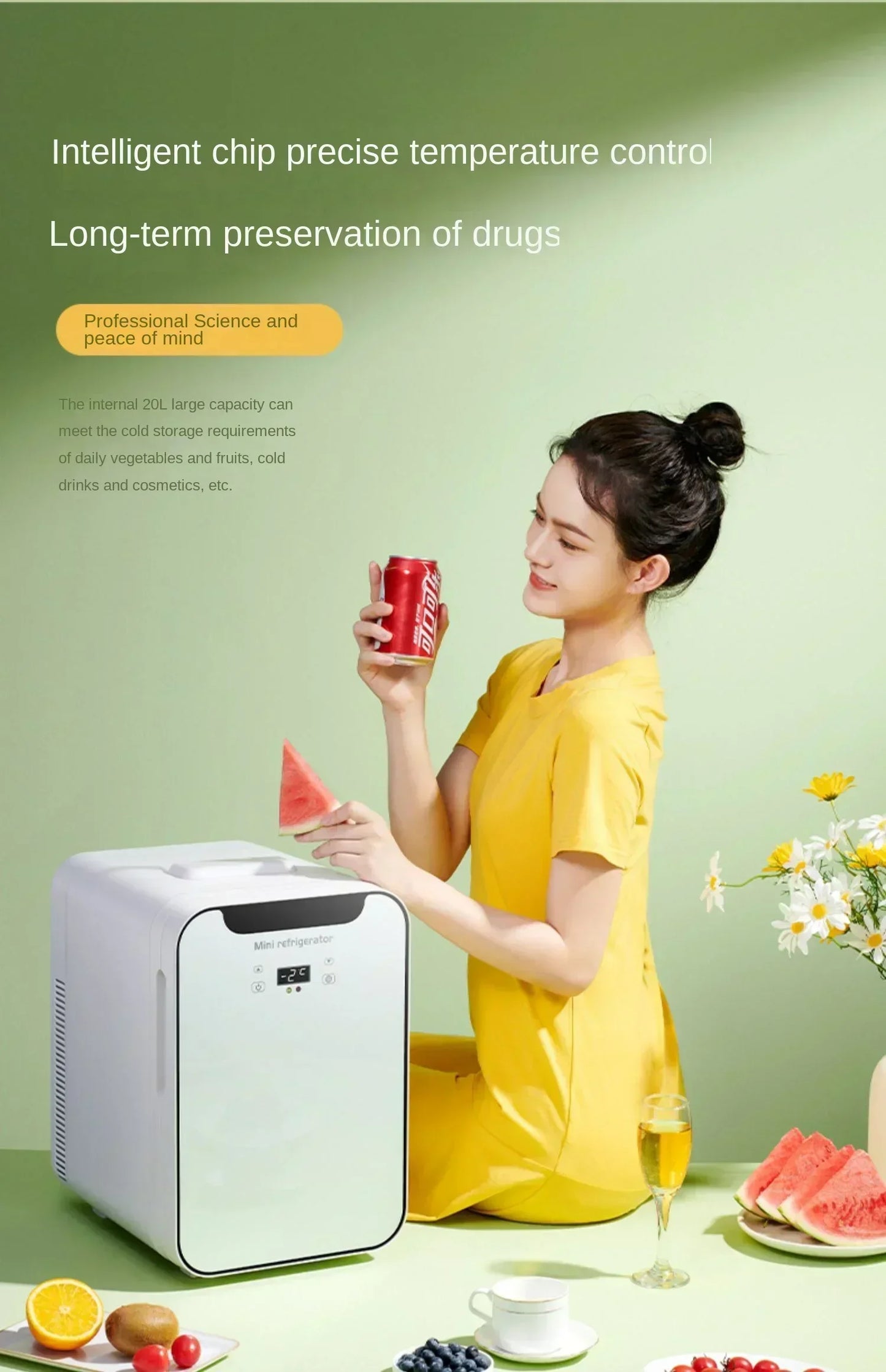 220V EOS Mini Compact Refrigerator